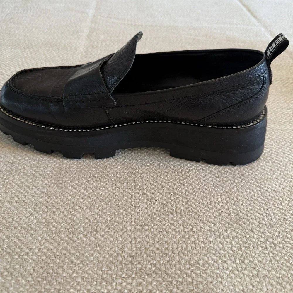 Karl Lagerfeld Black Women's Maysun Platform Casual Shoe Women‎ 9m